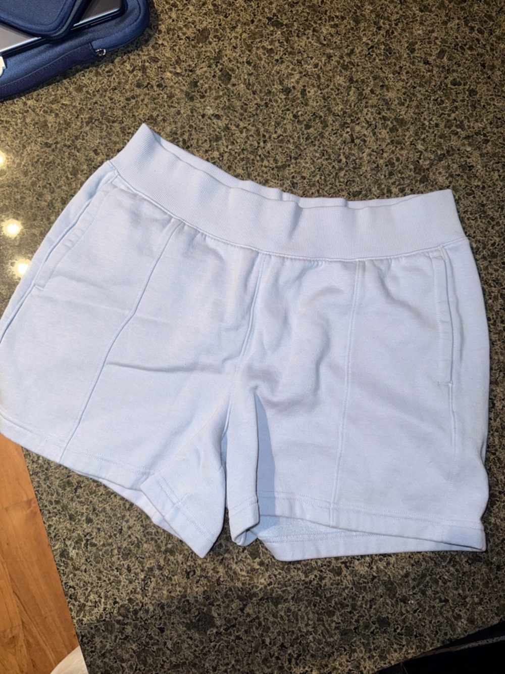 Baby Blue Women's Pull-On Fleece Shorts